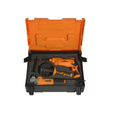 Kit Lüsqtoff KATL8| Amoladora 115mm 720W + Taladro Percutor 13mm 600W  con Maletín