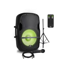 Parlante Portátil Probass Elevate LP 15 Con Trípode Y Micrófono 2