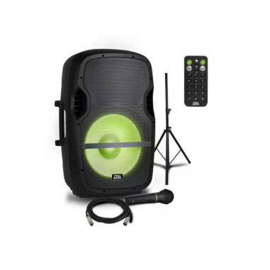 Parlante Portátil Probass Elevate LP 15 Con Trípode Y Micrófono