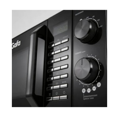 Microondas Gafa AMMZ-20S5GZB | 20 Litros Negro