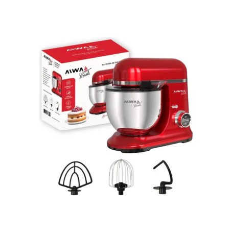 Batidora Planetaria Digital Aiwa Cook 7L 1500W Con Picadora De Carne