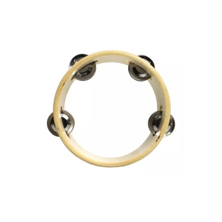 Pandereta de Madera Sin Parche Knight JB906 de 6" (15 cm)