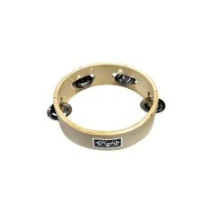 Pandereta de Madera Sin Parche Knight JB906 de 6" (15 cm) 2