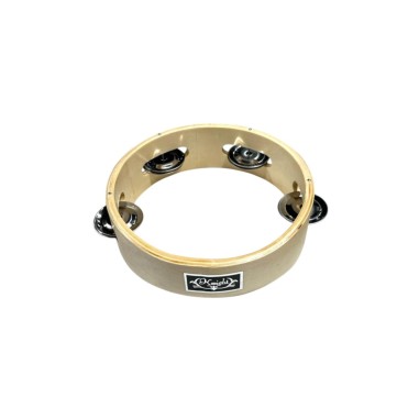 Pandereta de Madera Sin Parche Knight JB906 de 6" (15 cm)