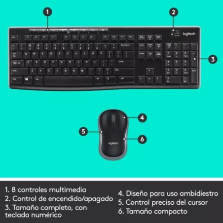 Combo Logitech MK-270